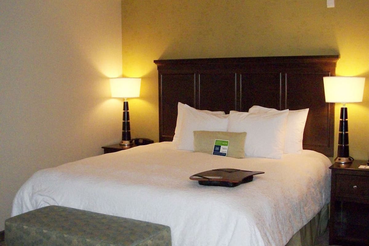 Blackout curtains, iron/ironing board, free WiFi, bed sheets