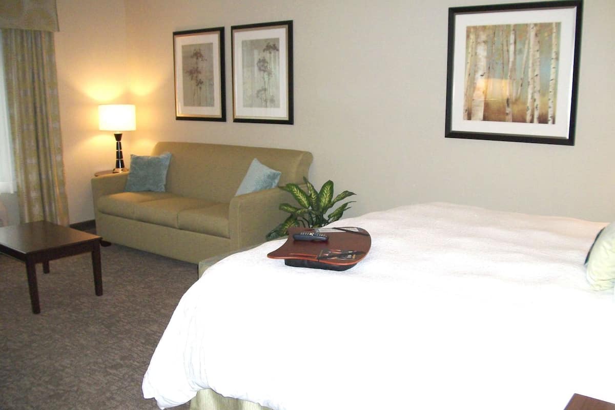 Blackout curtains, iron/ironing board, free WiFi, bed sheets