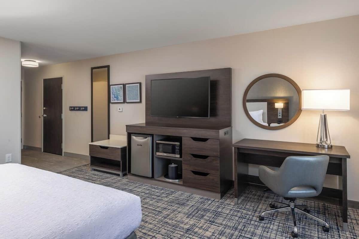 Blackout curtains, iron/ironing board, free WiFi, bed sheets