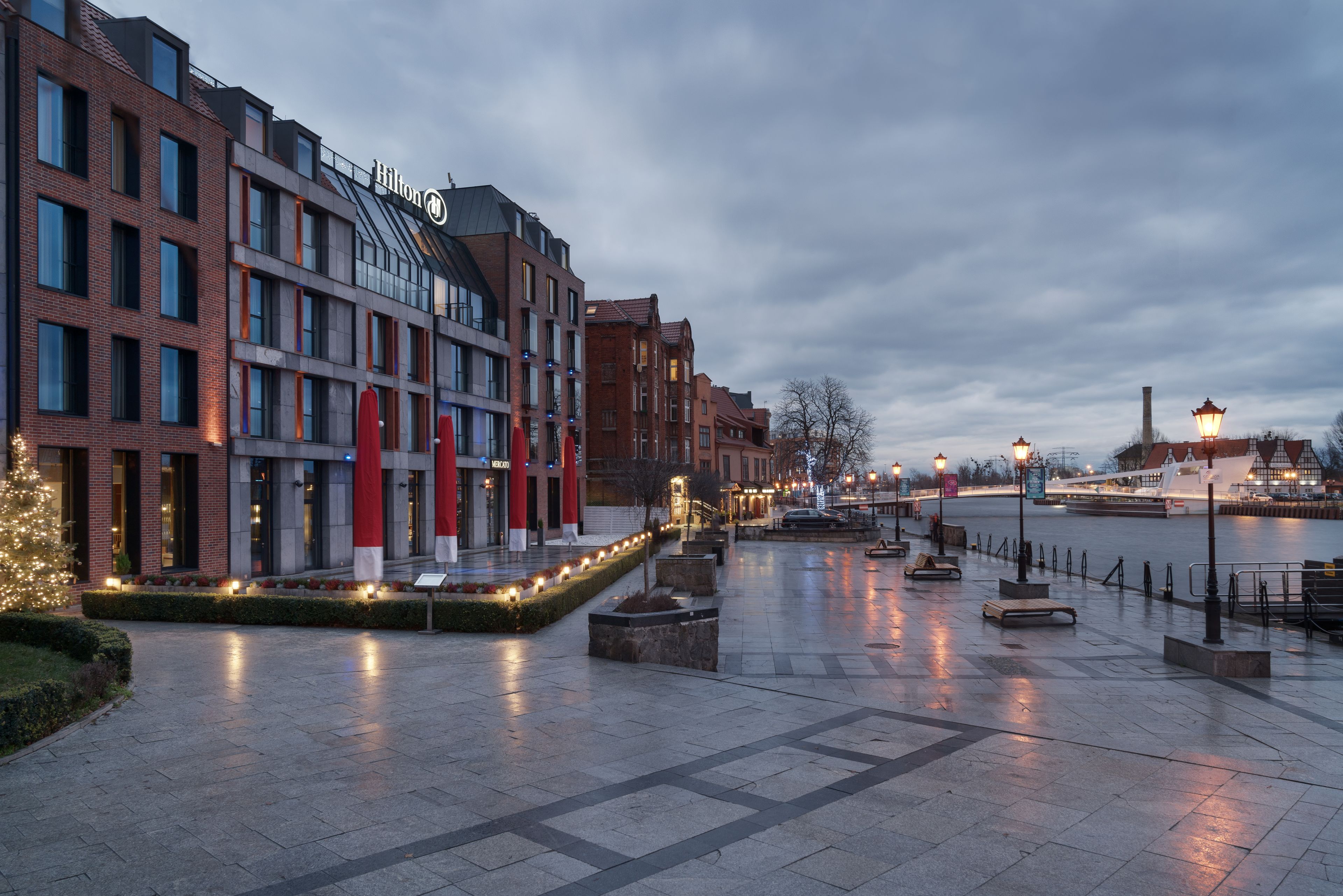 front of property – evening/night