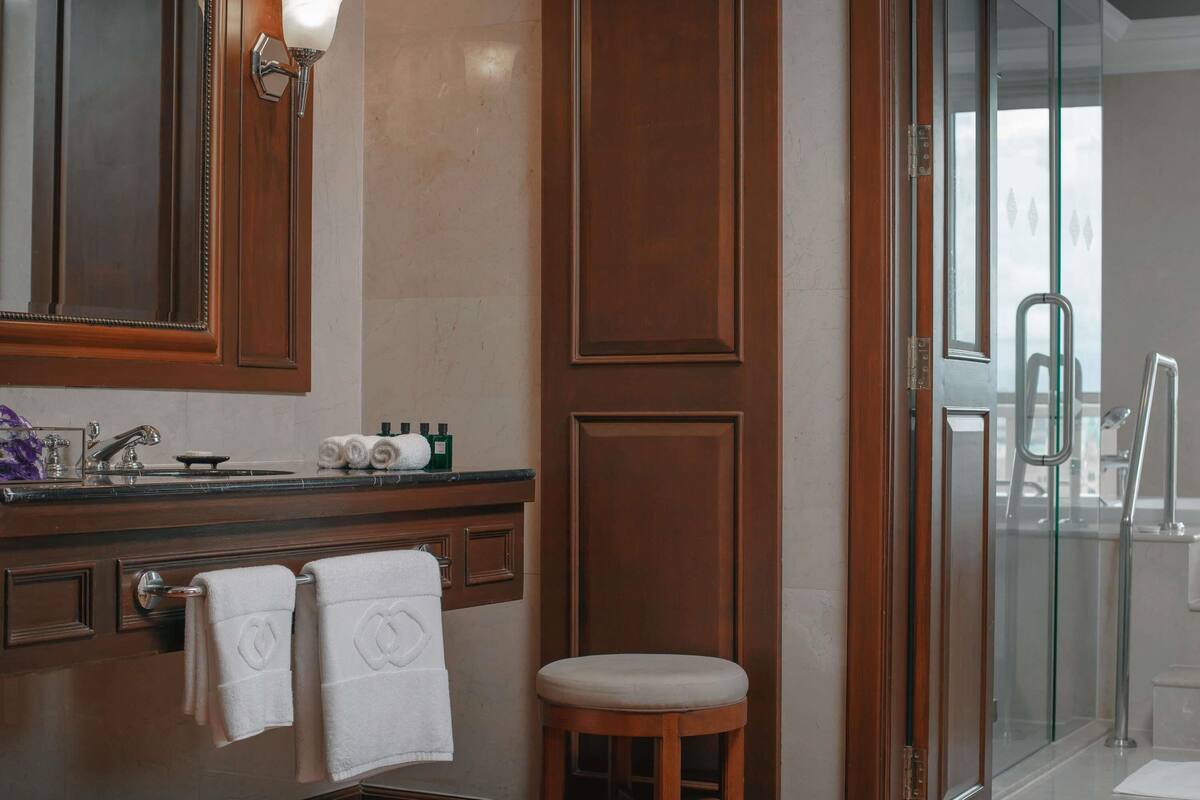 club suite, 1 king bed (prestige, club millésime access) | 1 bedroom, egyptian cotton sheets, premium bedding, pillow-top beds