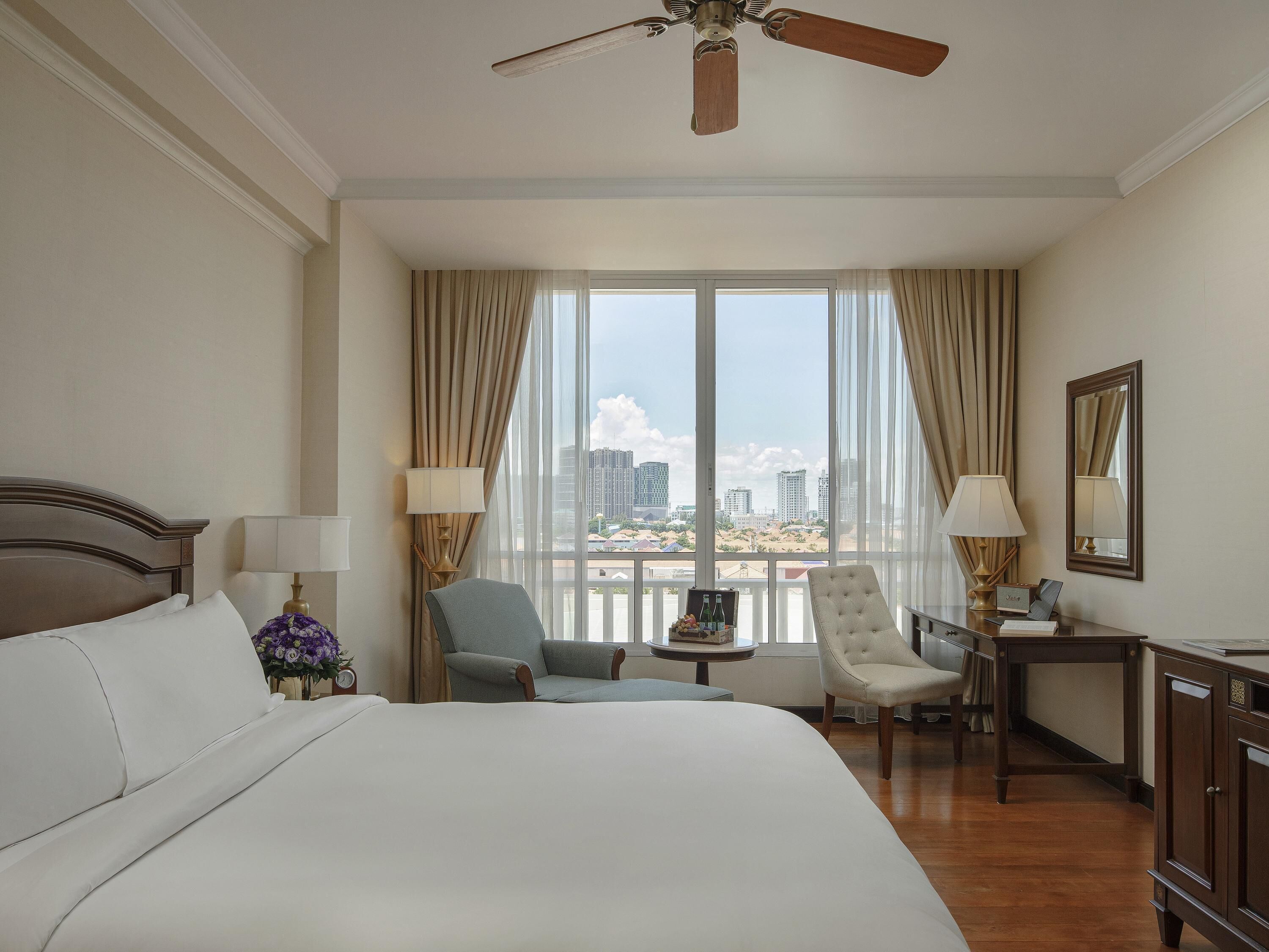 Club Suite, 1 Katil Raja (King) (Prestige, Club Millésime Access) | Cadar kapas Mesir, peralatan tempat tidur premium, tilam berlapik 