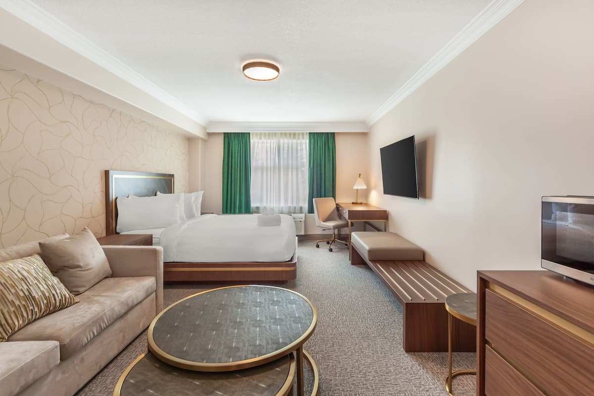 Standardrum - 1 queensize-säng - icke-rökare | Bäddmadrasser, skrivbord, extrasängar och gratis wi-fi