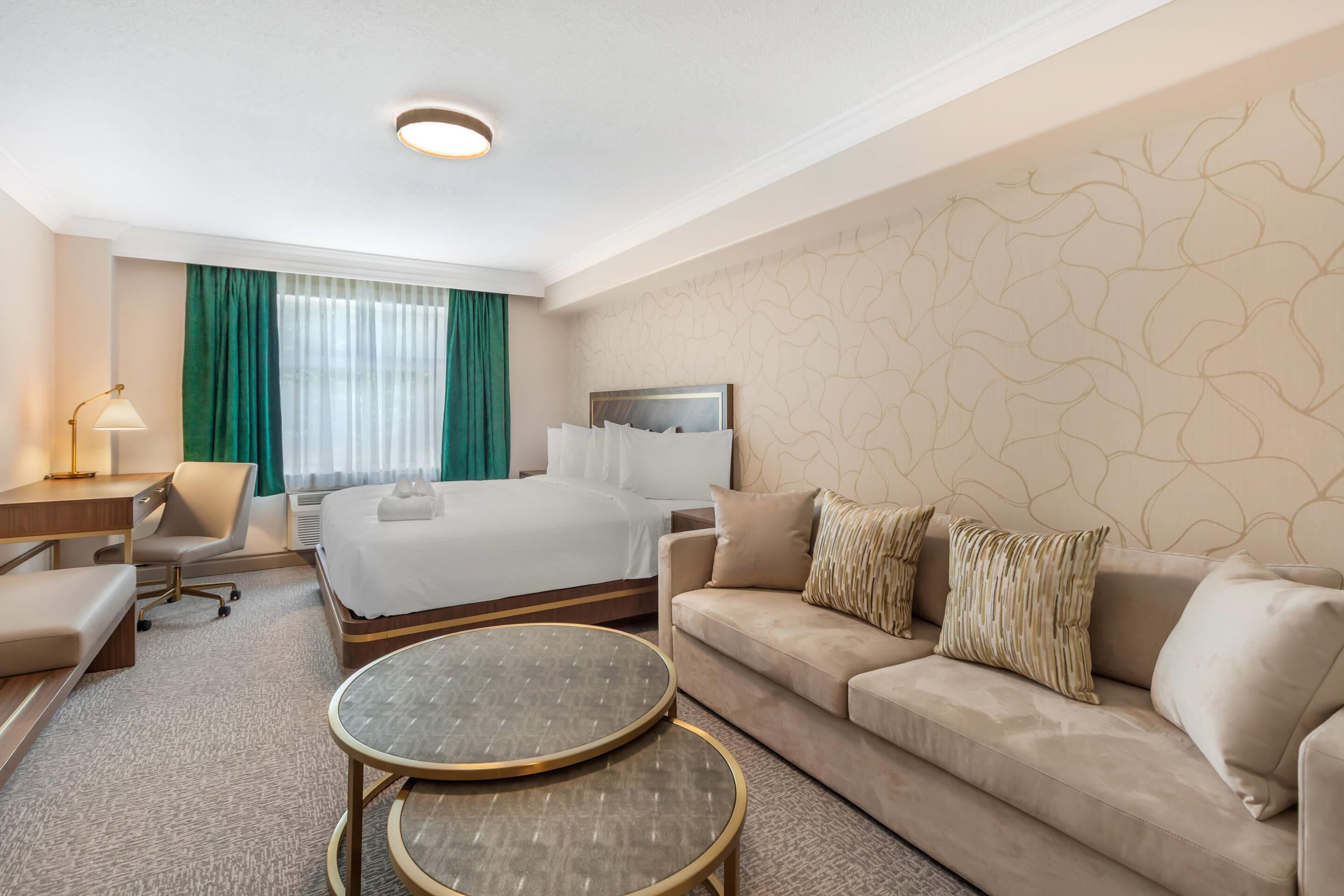 Pillow-top beds, desk, rollaway beds, free WiFi