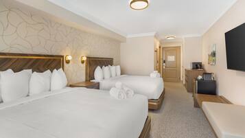 Standard Room, 2 Queen Beds, Non Smoking | Pillowtop beds, desk, rollaway beds, free WiFi