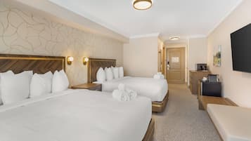 Standard Room, 2 Queen Beds, Non Smoking | Pillowtop beds, desk, rollaway beds, free WiFi