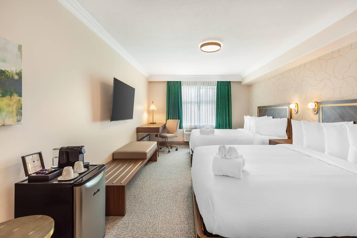 Pillow-top beds, desk, rollaway beds, free WiFi