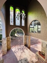Fachada de la propiedad
