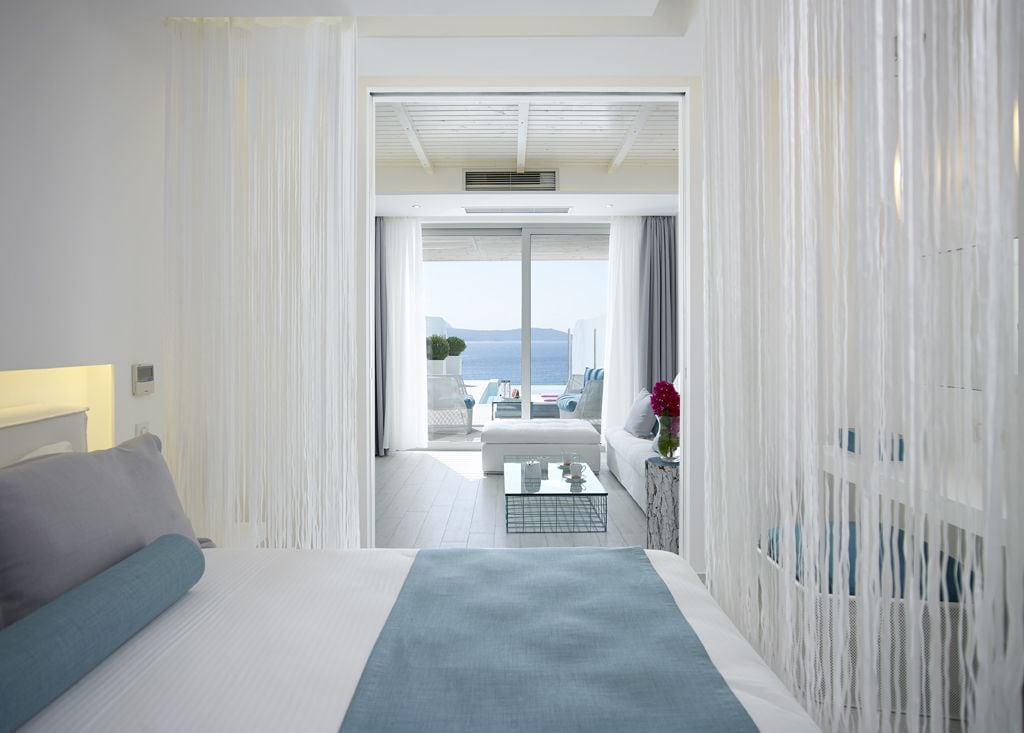Suite, piscine privée ( Blu ) | Minibar, coffres-forts dans les chambres, bureau, Wi-Fi gratuit