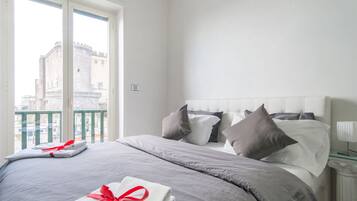 Premium bedding, down duvets, memory-foam beds, minibar