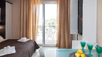 Monolocale | Una cassaforte in camera, ferro/asse da stiro, Wi-Fi gratuito