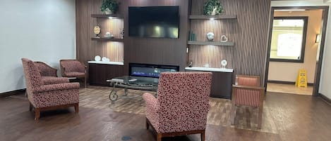 Sala de estar en el lobby