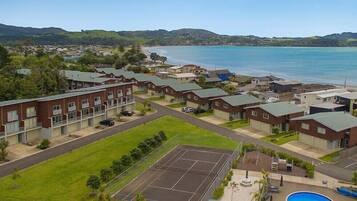 On the beach, white sand, beach towels