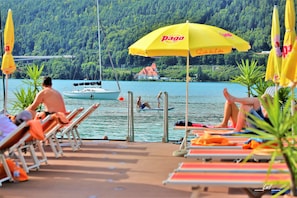 Beach umbrellas, beach towels, waterskiing, beach yoga - Flairhotel am Wörthersee (Schiefling am See)