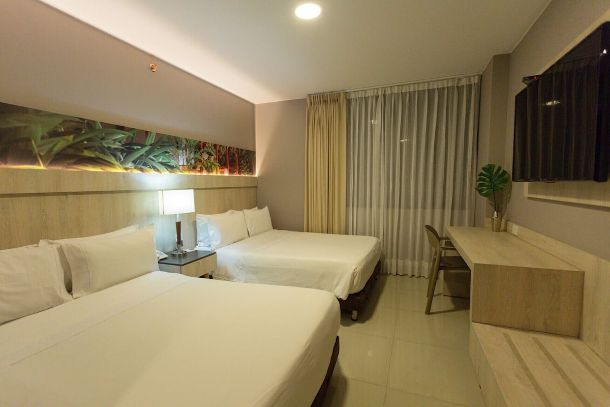 Premium bedding, pillowtop beds, in-room safe, desk