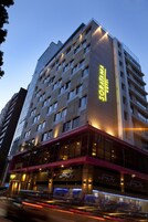 Majoituspaikan julkisivu