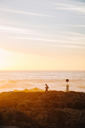 Perto da praia, areia branca