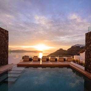 Terrace/patio - Agnadema Apartments (Santorini)