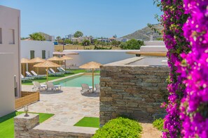 Outdoor pool - Ostria Hotel (Andros)