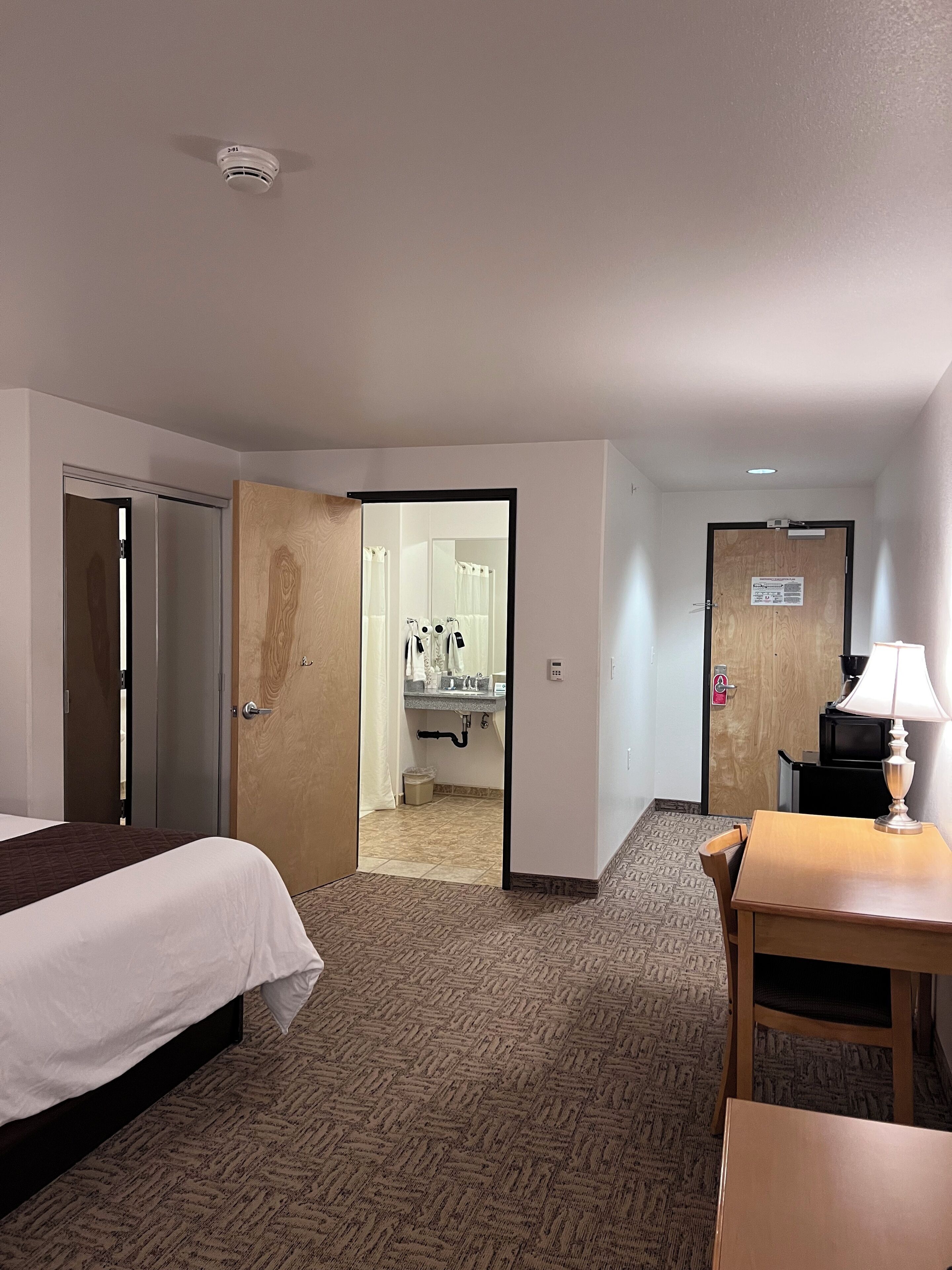 handicap accessible double queen room | desk, blackout curtains, iron/ironing board, free wifi