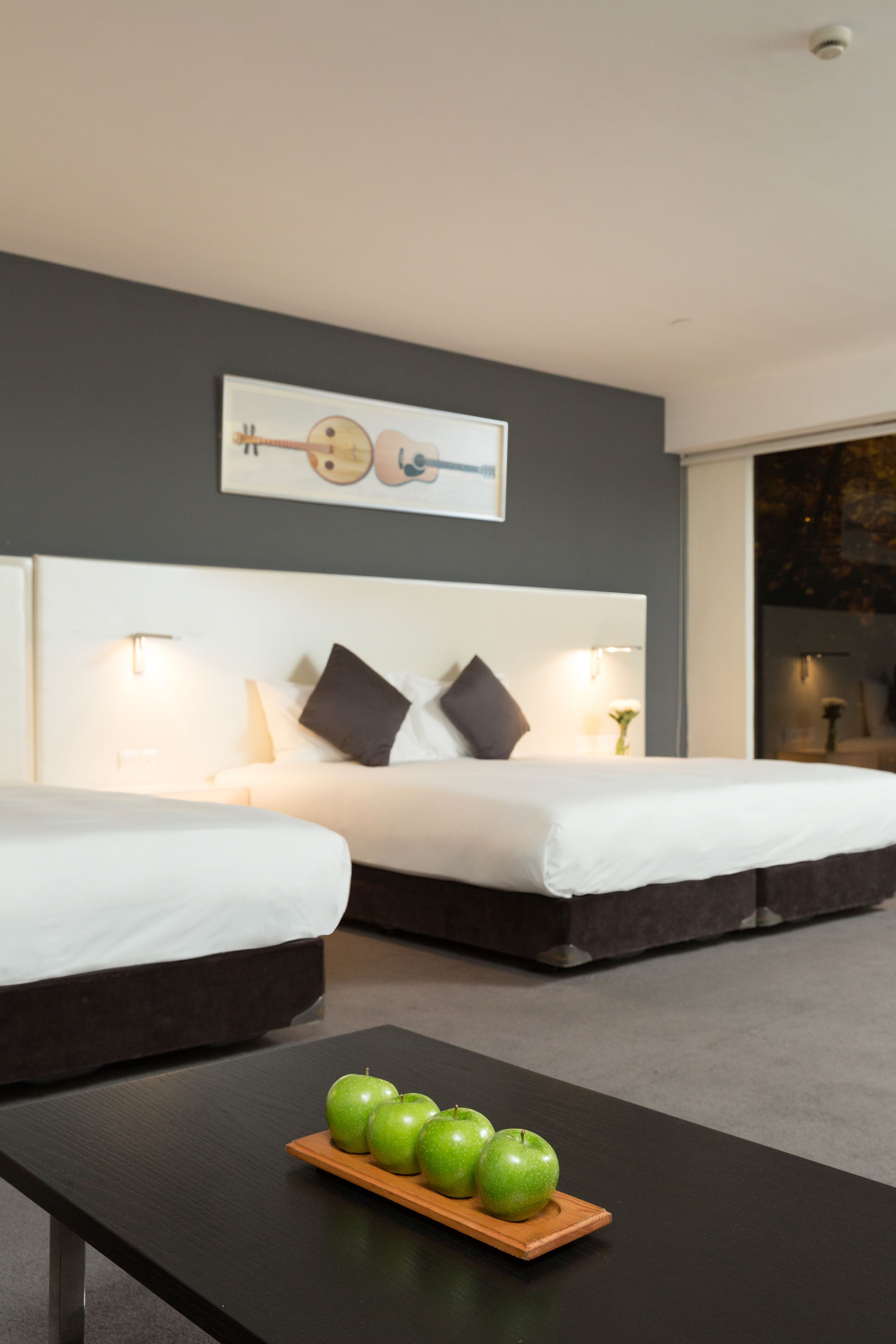 free minibar items, in-room safe, individually decorated, desk