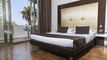 Kamar Premier, pemandangan laut | Seprai Frette Italia, seprai premium, dan selimut bulu angsa