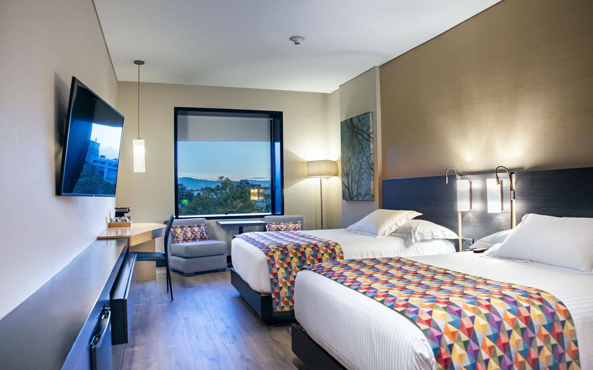 Premium bedding, pillowtop beds, minibar, in-room safe