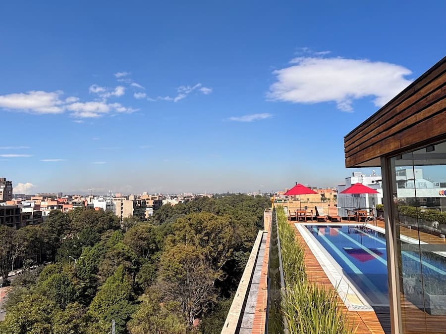 Vista desde la propiedad