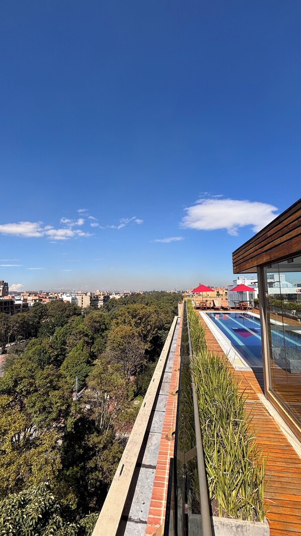 Vista desde la propiedad