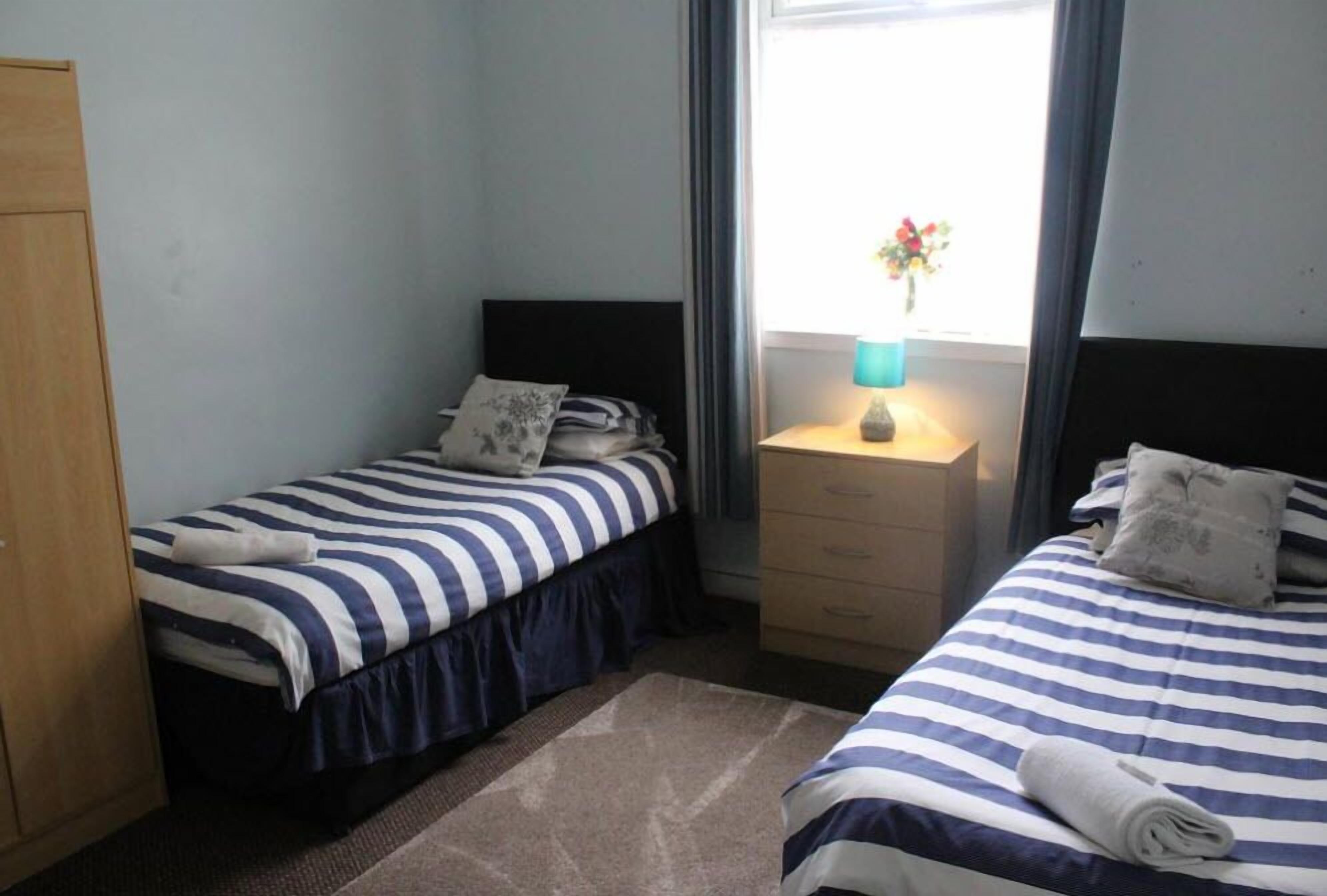 individually decorated, individually furnished, iron/ironing board