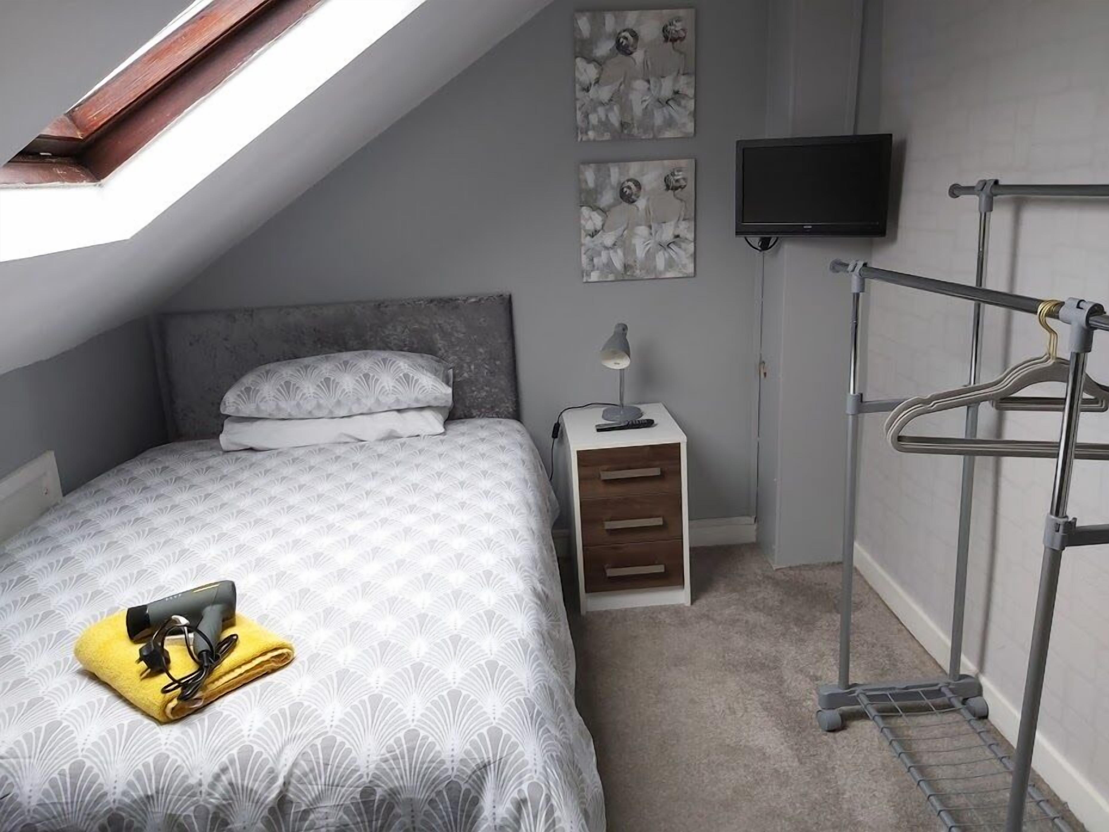 individually decorated, individually furnished, iron/ironing board