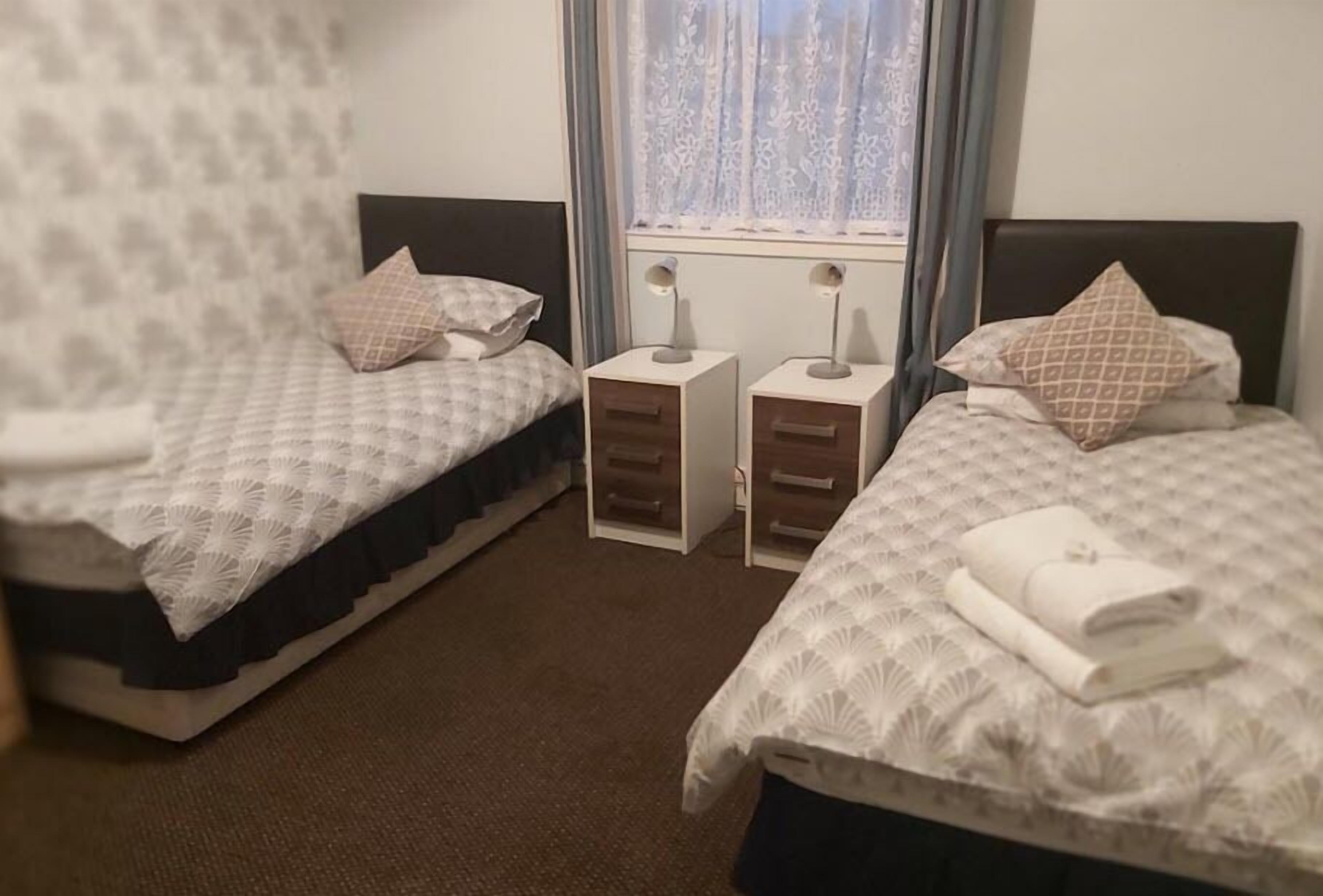 individually decorated, individually furnished, iron/ironing board