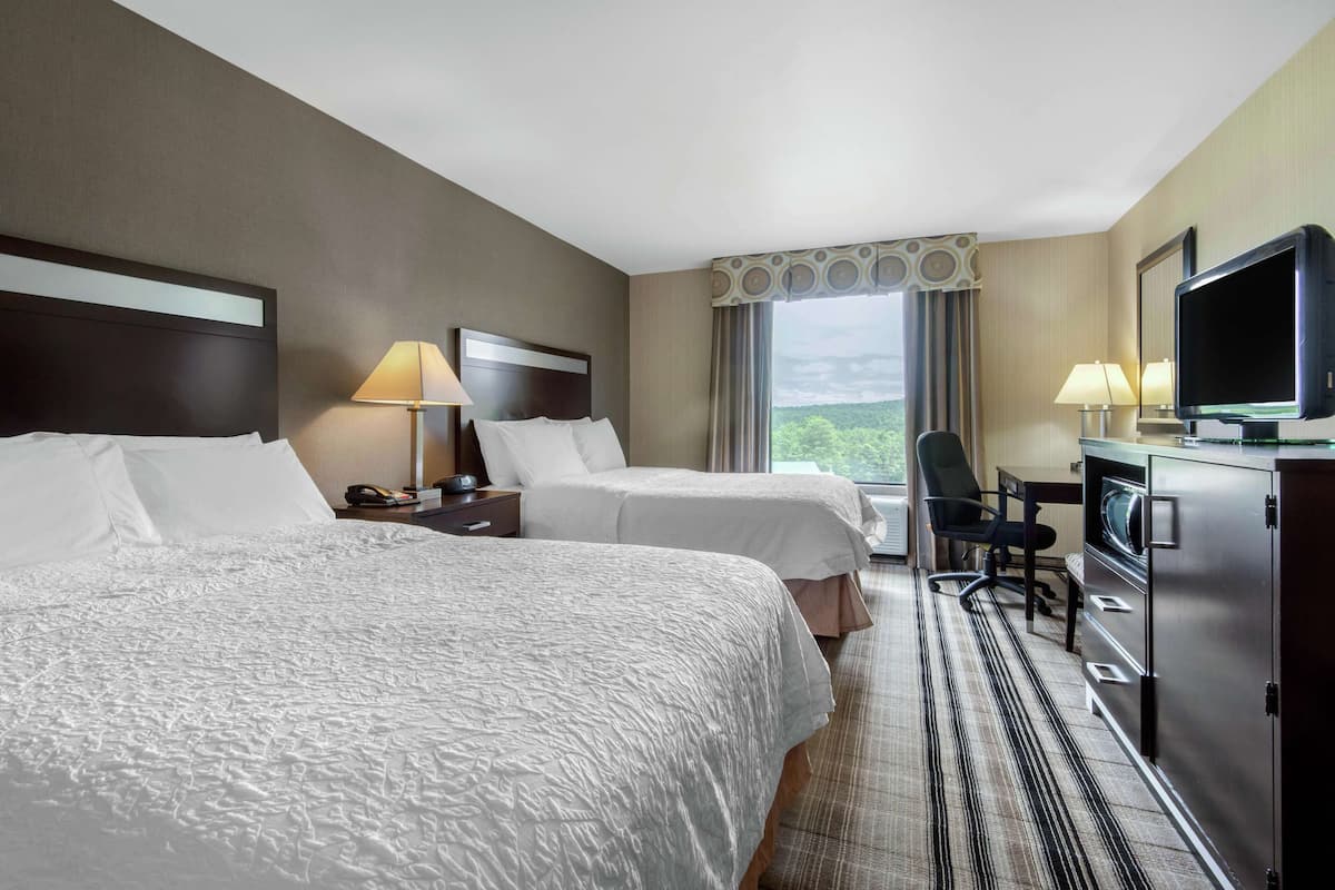 Room, 2 Queen Beds, Accessible, Non Smoking | In-room safe, iron/ironing board, free WiFi, bed sheets