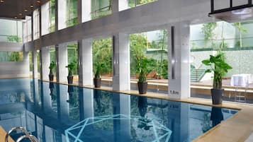 Indoor pool, outdoor pool