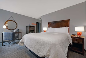 Premium bedding, pillow-top beds, in-room safe, laptop workspace