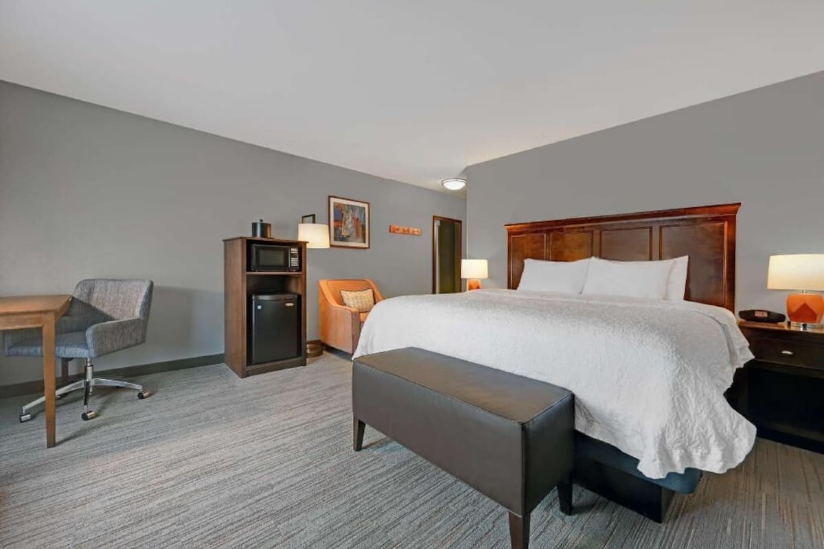 Premium bedding, pillowtop beds, in-room safe, laptop workspace