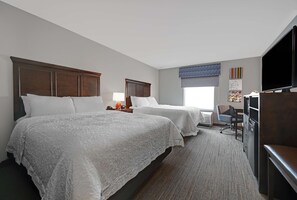 Premium bedding, pillow-top beds, in-room safe, laptop workspace