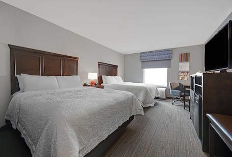 Premium bedding, pillowtop beds, in-room safe, laptop workspace