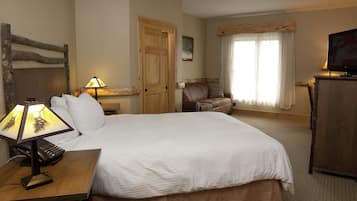 Highfalls Suite (Waterpark Access Additional) | Literie de qualité supérieure, couette en duvet d'oie, surmatelas