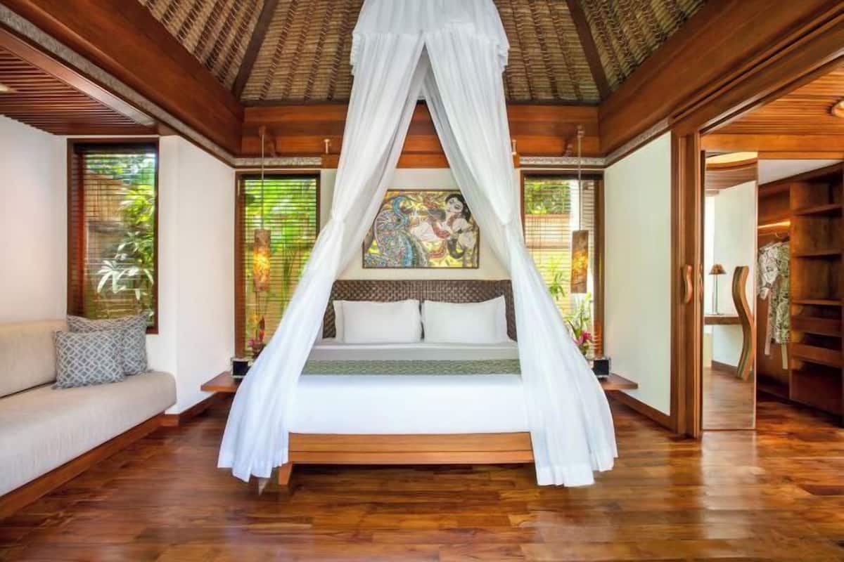 1 habitación y ropa de cama de alta calidad