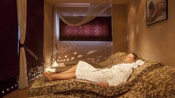 Körperbehandlungen, Ganzkörperwickelbehandlung, Körperpeelings