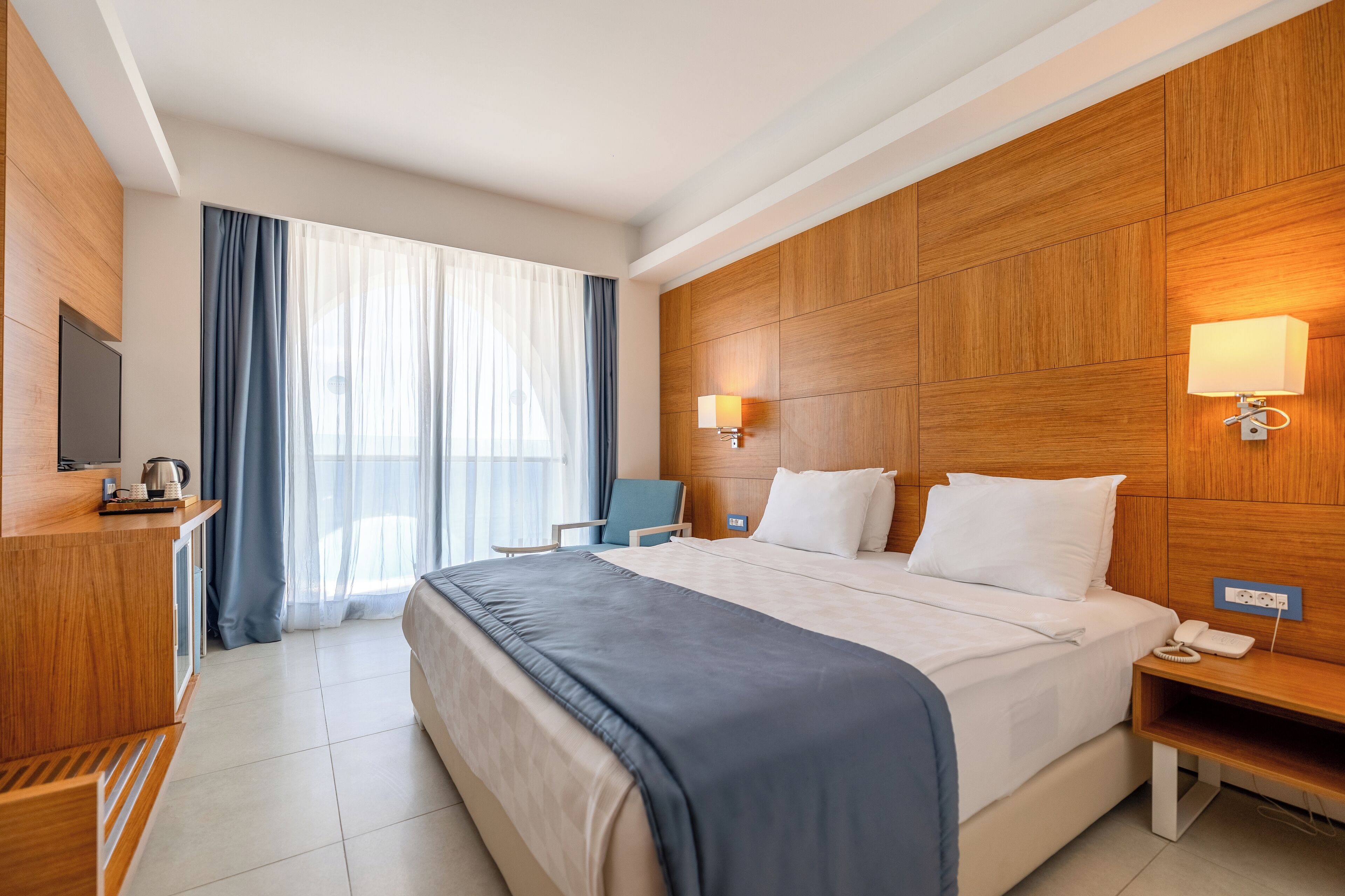 Free minibar items, in-room safe, free cots/infant beds
