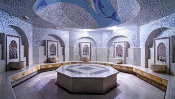 Salas de tratamientos para parejas, baño turco/hammam