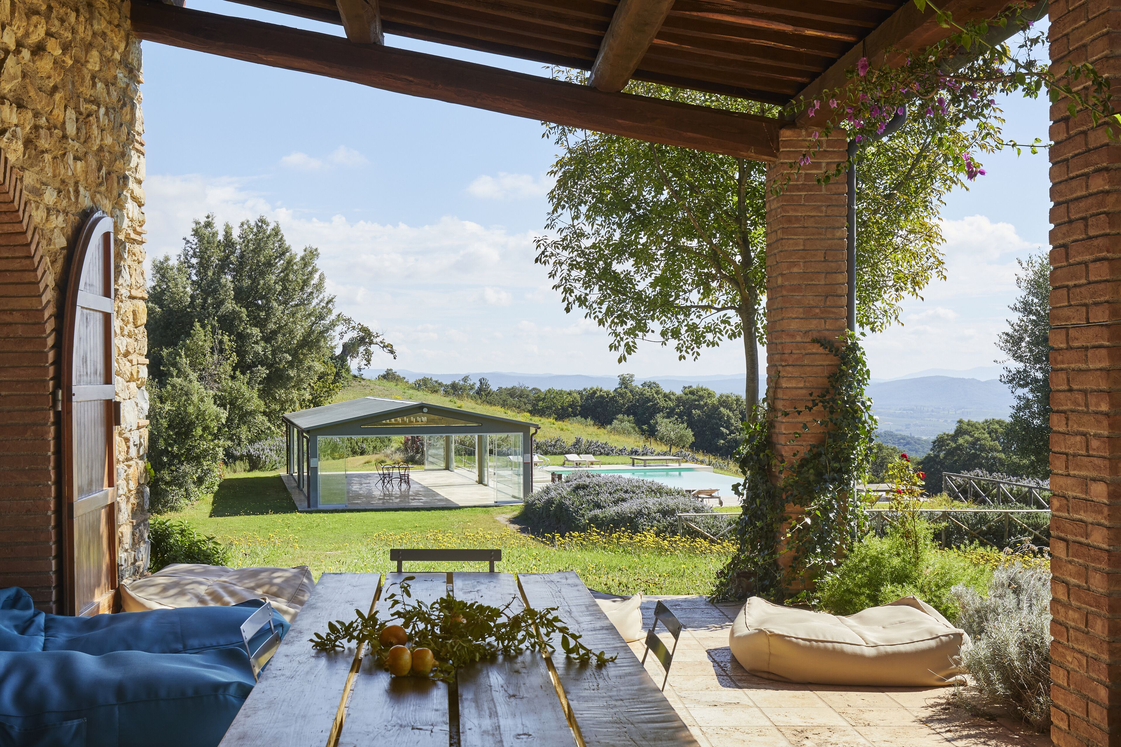 Luxury-Villa, 4 Schlafzimmer, Terrasse, Blick auf die Anlage | Terrasse/Patio