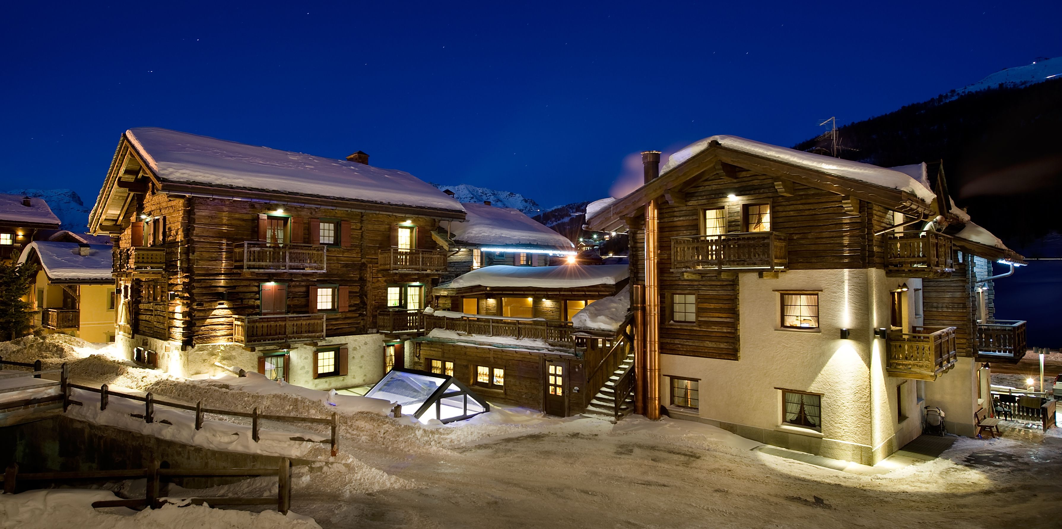 front of property – evening/night