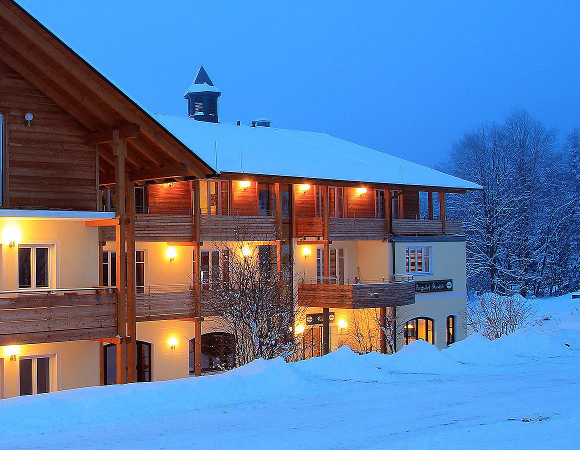 Front of property – evening/night