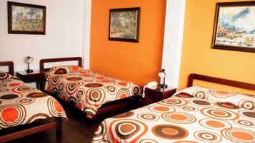 Triple Room | In-room safe, individually decorated, desk, blackout curtains