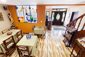 Interior entrance
