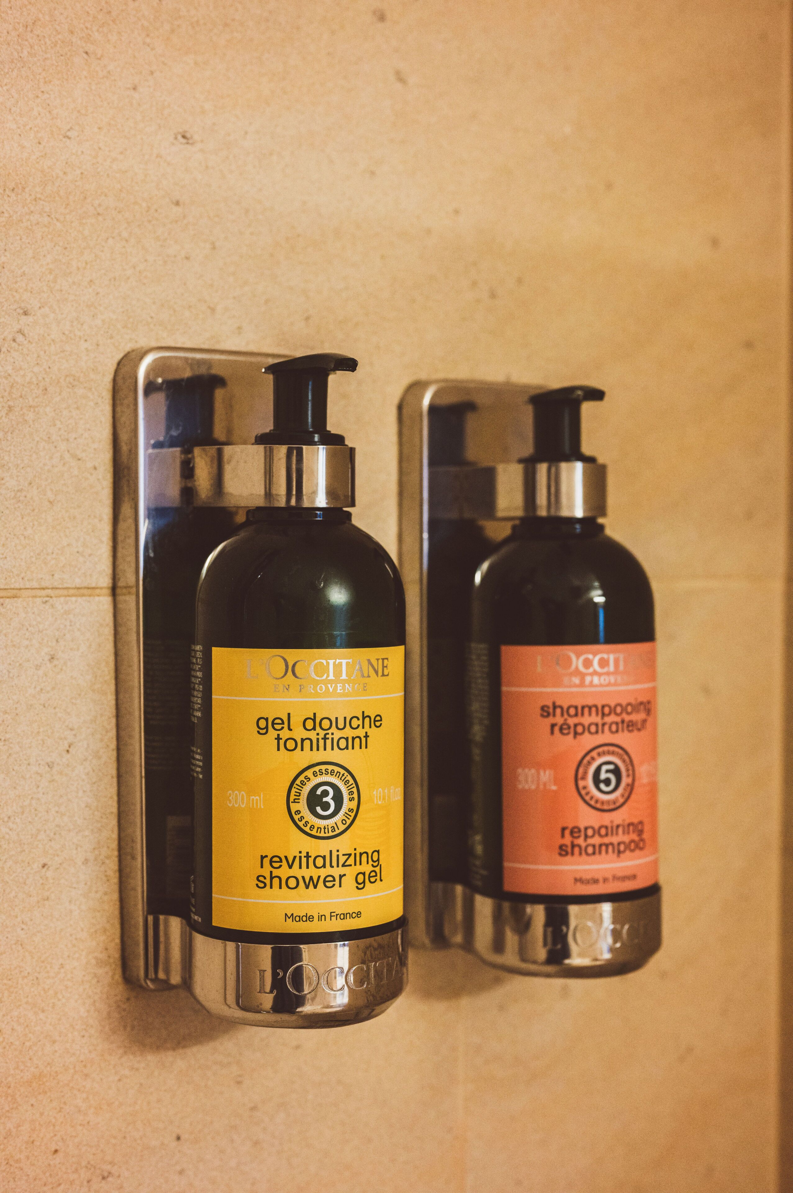 hair dryer, slippers, towels, soap