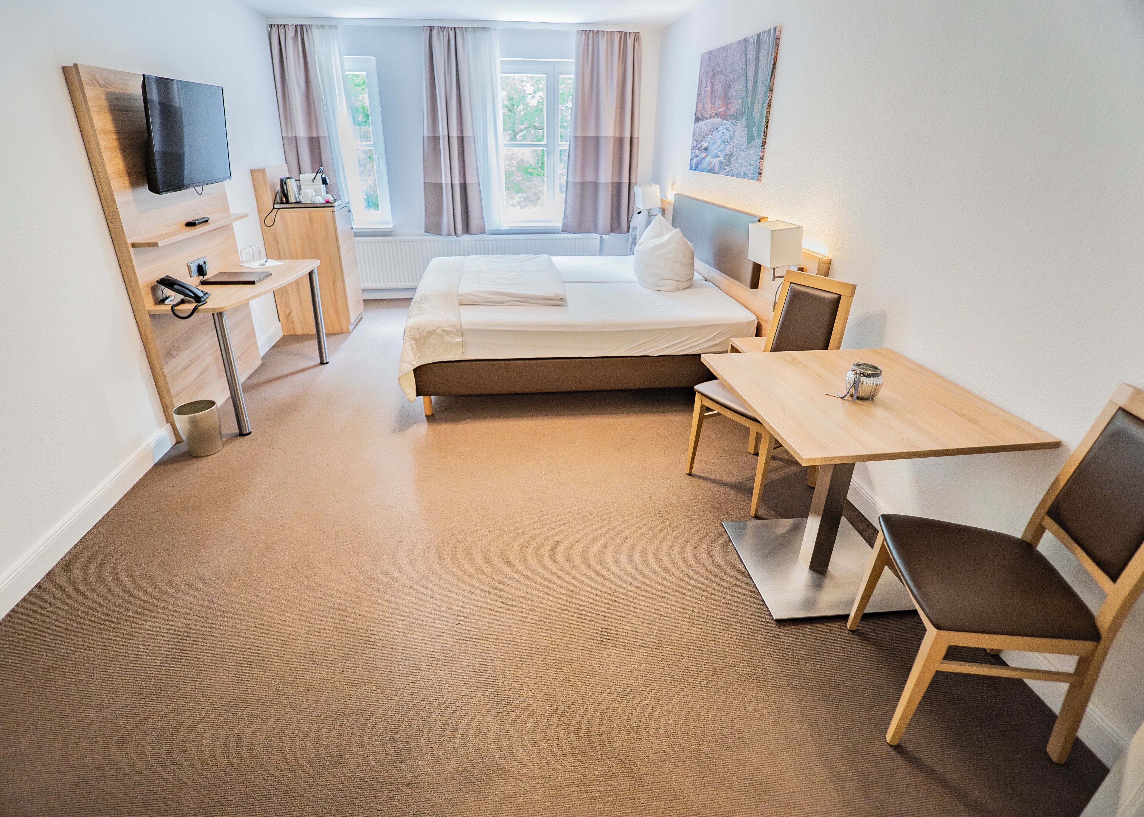 Standard Double Room | Hypo-allergenic bedding, minibar, in-room safe, desk